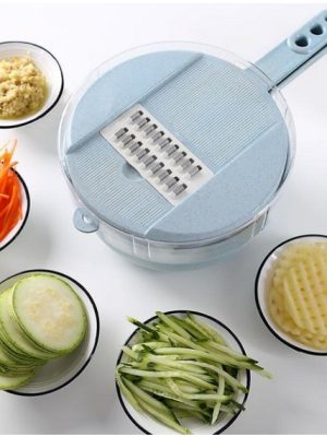 Orilen 8 In 1 Mandoline Slicer Vegetable Slicer Potato Peeler Carrot Onion Grater With Strainer Vegetable Cutter Kitchen Accessories